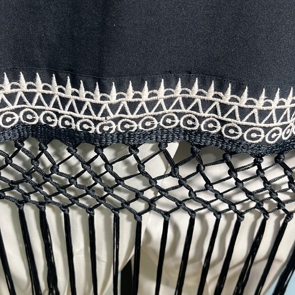 Chloe Oliver Embroidered Fringed Kimono - Picture 9 of 13